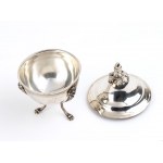 Italian silver sugar bowl