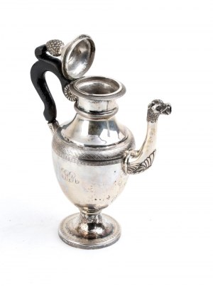 Italian silver coffee pot