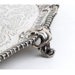 R & S Garrard & Co Important English Victorian sterling silver salver