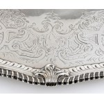 R & S Garrard & Co Important English Victorian sterling silver salver