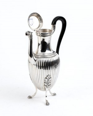 Grande cafetière française en argent