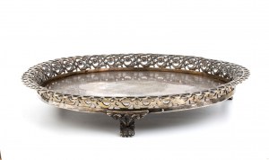 Portuguese silver salver