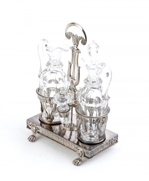 A French silver cruet