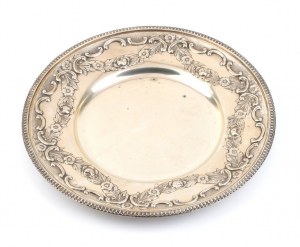 English Georgian sterling silver tray