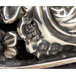 James Deakin & Sons (John & William F Deakin) Sterling silver English table mirror