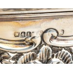 Minshull & Latimer English Victorian sterling silver tea caddy