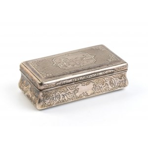 Austro-Hungarian silver snuff box