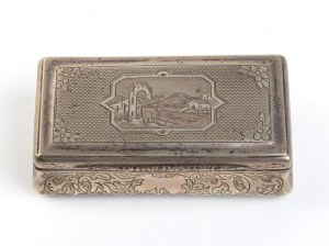 Austro-Hungarian silver snuff box