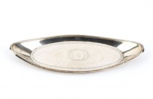 Irish Victorian Georgian sterling silver snuffer tray