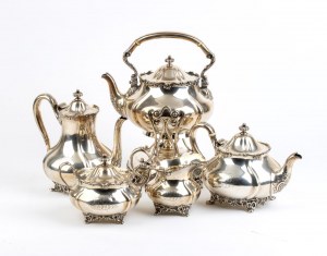 Russian silver tea and coffe service