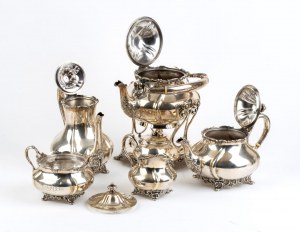 Russian silver tea and coffe service