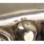 Italian silver entrée dish