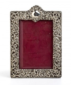 Sterling silver English photo frame