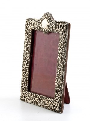 Sterling silver English photo frame