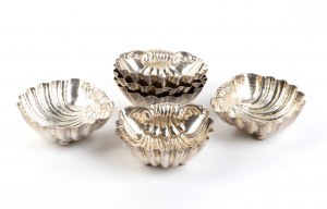 Six italian silver bowls