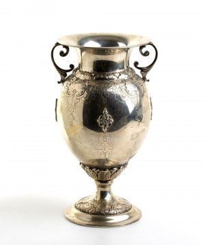 Italian silver vase