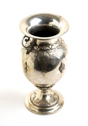 Italian silver vase