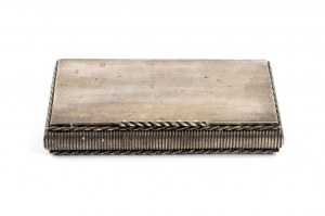 Włoskie srebrne pudełko na cygara