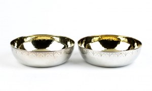 Two italian silver bowls