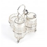 Hukin & Heath, John Thomas Heath & John Hartswore Middleton English Victorian sterling silver cruet set