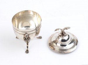 Italian silver sugar bowl