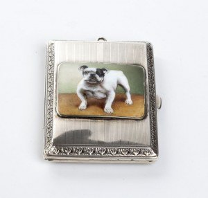 Silver and enamel snuff box