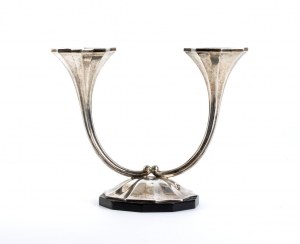 candelabro italiano in argento