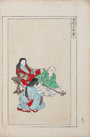 Watanabe Seitei (1851-1918), Rozrywki, Tokio, 1892