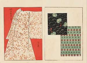 Furuya Kōrin (1875-1910), Yamada Naosaburo (1866-1932), Stoff für Kimono, Kyoto, 1897