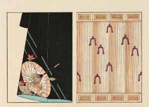 Furuya Kōrin (1875-1910), Yamada Naosaburo (1866-1932), Tissu pour kimono, Kyoto, 1897