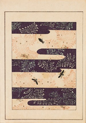 Furuya Kōrin (1875-1910), Yamada Naosaburo (1866-1932), Fabric for kimono, Kyoto, 1897