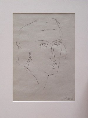 Tadeusz Kulisiewicz(1899-1988), Schizzo per un ritratto