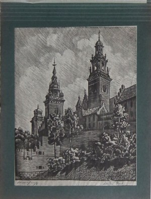 Zdzislaw Król(1921-2002),Towers of Wawel Cathedral