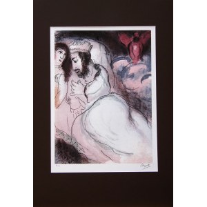 Marc Chagall(1887-1985),Sara and Abimelech