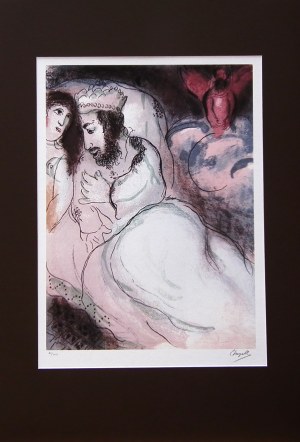 Marc Chagall(1887-1985),Sara and Abimelech