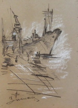 Antoni Suchanek(1901-1982),Im Hafen