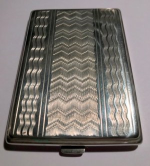 Silver cigarette case,years1931-1948