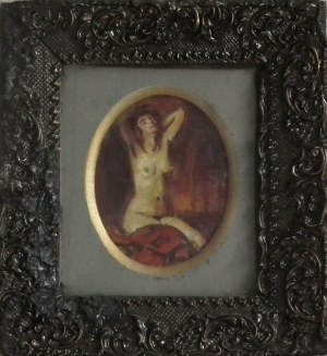 Józef Męcina-Krzesz(1860-1934),Akt(miniatura),1927