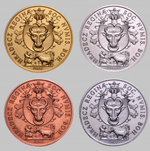 Medaile - numismatické, ČNS pob. Hradec Králové, Sada medailí - Jan IV. z Pernštejna 2022