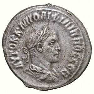 Phillip II. 247-249, AR tetradrachm