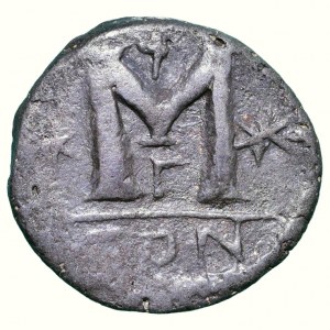 Justin I. 518-527, AE follis