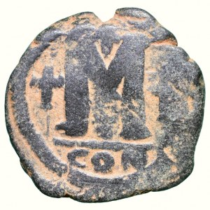 Justin I. 518-527, AE follis