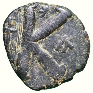 Justin I. 518-527, AE 1/2 follis