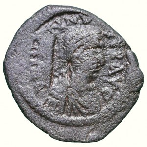 Justin I. 518-527, AE 1/2 follis