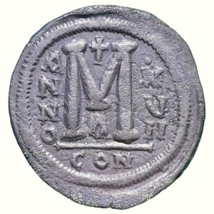 Justinian I. 527-565, AE follis