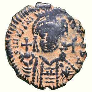 Justinian I. 527-565, AE decanumium