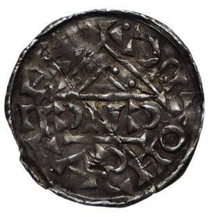 Bavaria, Henry V. der Moseler 1018-1026, Denár Hahn 31 d5