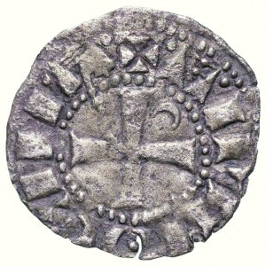 Państwa krzyżowe, Antiochia, Raymond Roupen 1216-1219, denar Ag