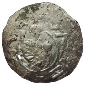 Bořivoj II, first reign 1100-1107, denarius Cach 413