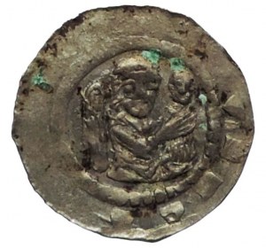 Vladislav I. 1109-1118, 1120-1125, denarius Cach 549 patina